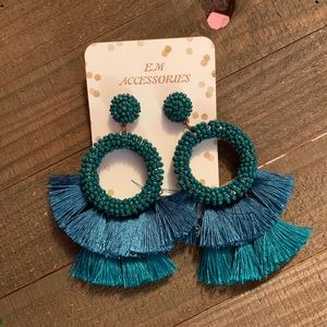 Aqua Earrings